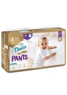 Підгузки-трусики дитячі Dada Extra Care Pants, розмір 4 (8–15 кг), 46 шт
